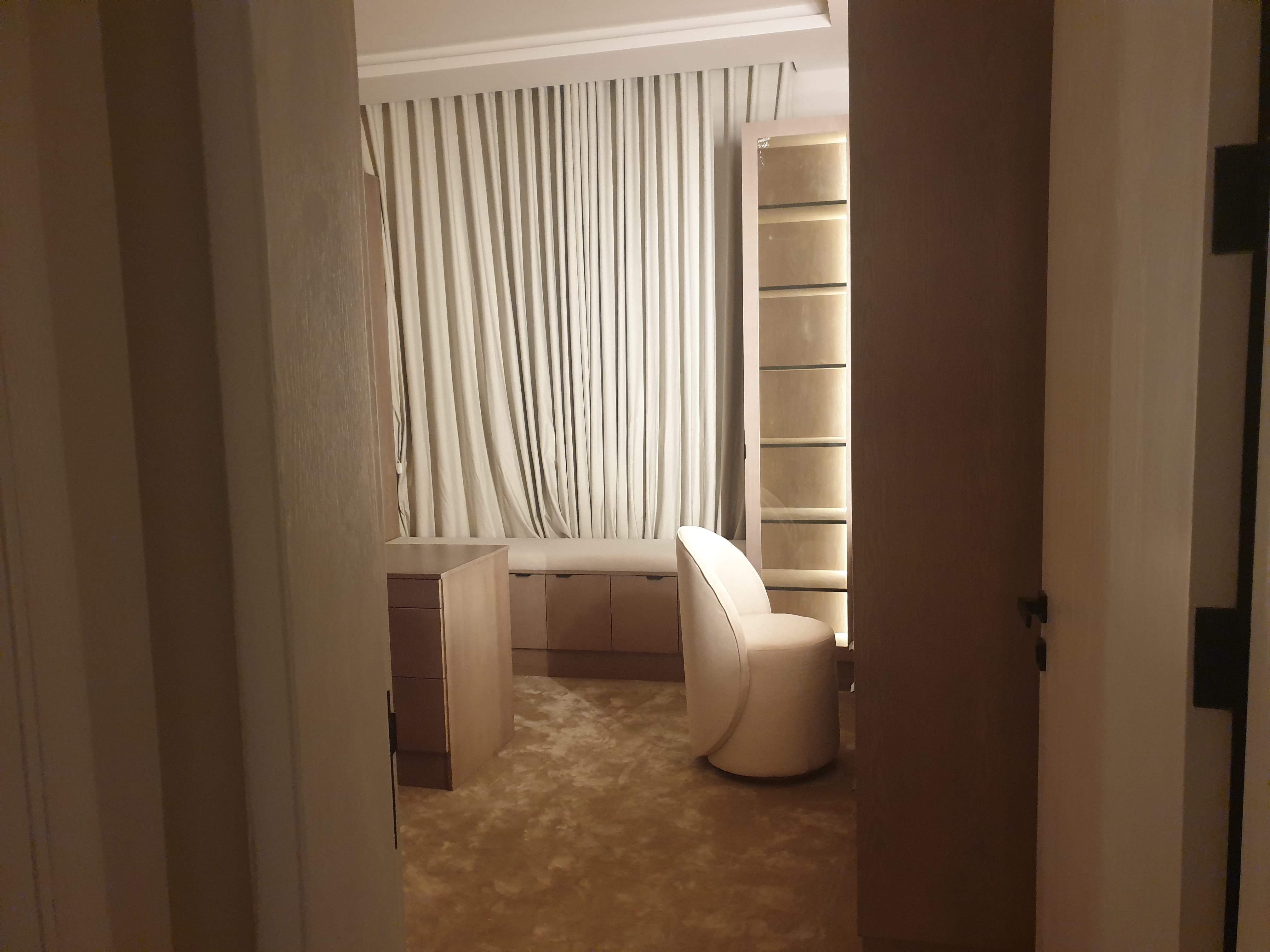 Premium wardrobe room.